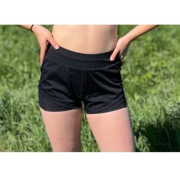 EXPNTL ATHLETICS Women´s Divergent 2-in-1 Running Short in Midnight Black S - Picture 1 of 6